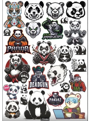 Panda Sticker Set 5