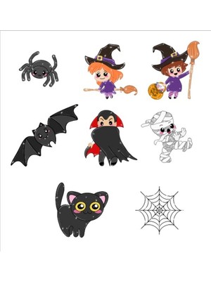 Sevimli Vampir Sticker Set