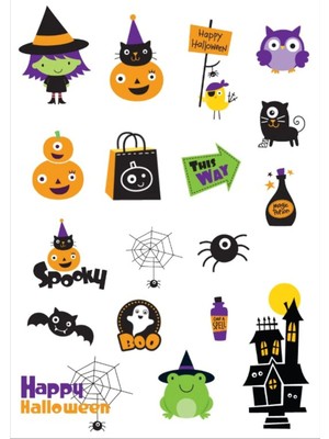 Cadılar Bayramı Sticker Set