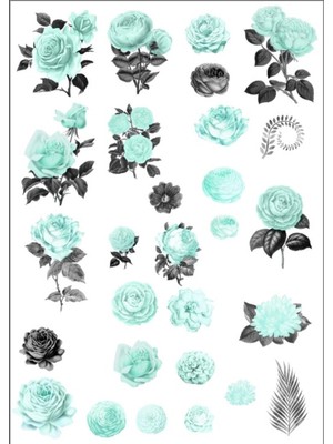 Mavi Güller Sticker Set 1