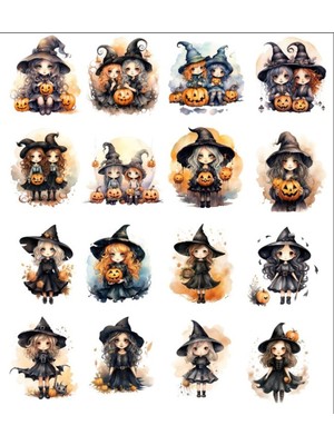 Cadı Sticker Set