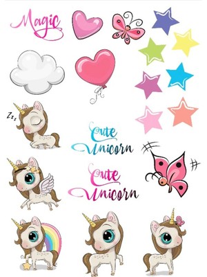 Unicorn Sticker Set
