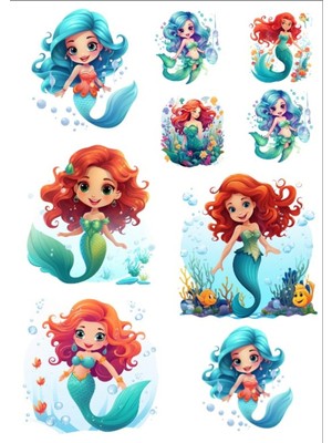 Deniz Kızı Sticker Set