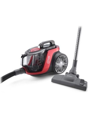 Arzum AR4126 Olimpia Focus Cyclone 800W Filtreli Elektrikli Süpürge HEPA 13 Filtre, Kırmızı