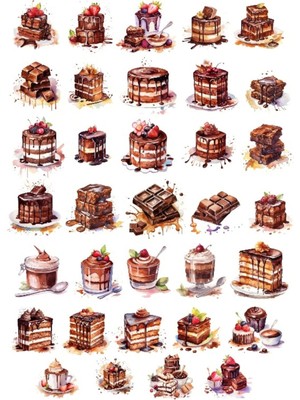 Pastalar Sticker Set