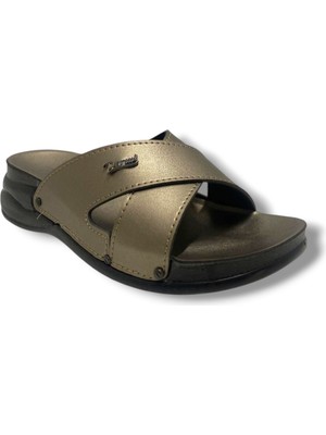 Parmi 25505-25 Deri Anatomik Çapraz Bant Dolgu Kadın terlik