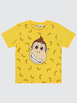 Civil Boys Erkek Çocuk Tişört 2-5 Yaş Sarı