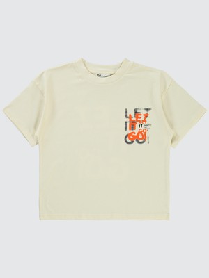 Civil Boys Erkek Çocuk Tişört 10-13 Yaş Fildişi