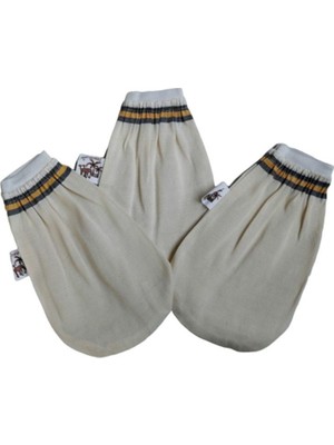 Gön Ev Tekstili Banyo Kesesi 3 Adet Lastikli Kese Hamam Kesesi