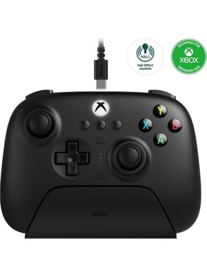 8bitdo Ultimate Xbox Hall Effect 3 Mod 2.4g Controller ve Şarj Dock - Siyah Xbox Series x Series S - 0ne Windows, Android Pc Uyumlu