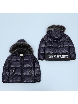 Erkek Çocuk Şardonsuz Uzun Kol Kalın Mont - 15048 - Lacivert