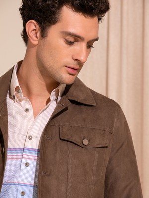 Cacharel Erkek Mavi Slim Fit Uzun Kollu Gömlek 50265469-VR036