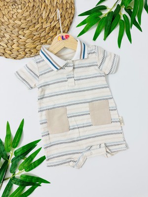 Australia Polo Yaka Cep Detaylı Tulum- Kahve