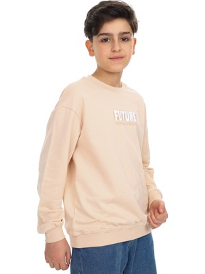 Toontoy Erkek Çocuk Baskılı Sweatshirt