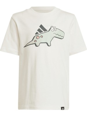 AJD3437 Adidas Lk Adrpt Tee &amp;ccedil;ocuk T-Shirt Krem