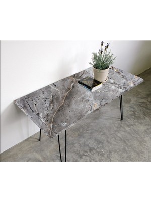 Masa Kaplama Folyosu Laminasyonlu Kendinden Yapışkanlı Mermer Desen