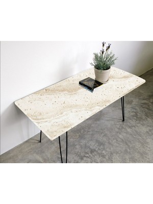 Masa Kaplama Folyosu Laminasyonlu Kendinden Yapışkanlı Stone Desen