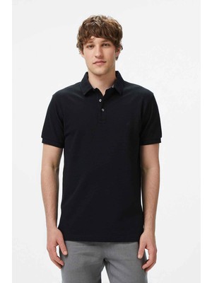Erkek Classic Fit Polo - Siyah