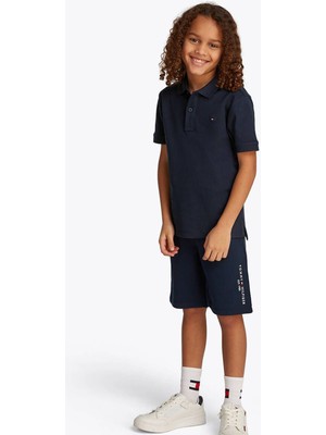 Erkek Çocuk Interlock Regular Polo T-Shirt - Lacivert