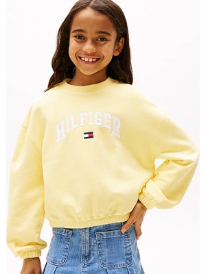 Kız Çocuk Th Varsity Sweatshirt - Sarı