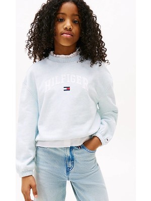 Kız Çocuk Th Varsity Sweatshirt - Mavi