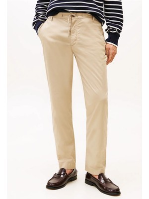 Erkek Th Denton Papertouch Pamuklu Pantolon - Bej