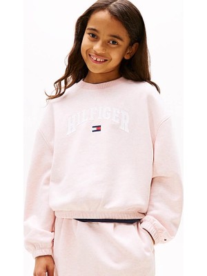 Kız Çocuk Th Varsity Sweatshirt - Pudra