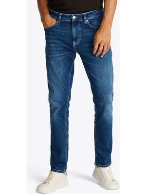 Erkek Th Austin Slim Tapered Jeans - Mavi