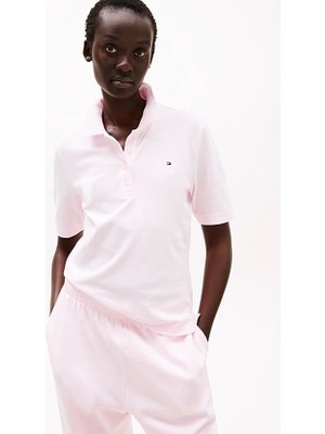 Kadın Th Pique 1985 Polo T-Shirt - Pembe