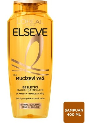 Elseve Mucizevi Yağ Besleyici Bakım Şampuanı 400 ml Normal Saçlar İçin İpeksi Yumuşaklık