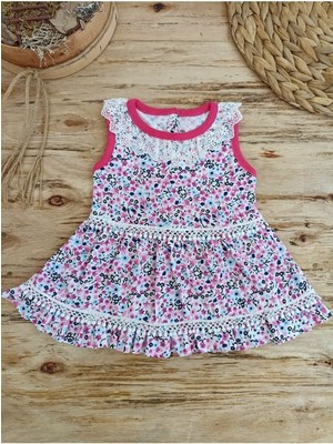 Kır Çiçeği Lila Kız Bebek Elbisesi Çocuk Takım 3-6-9-12 Ay Bebek Takımları Kıyafetleri Bebek Giyim