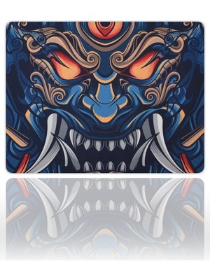 Urzuva Infernal Oni Gaming Oyuncu XL Mouse Pad Kaydırmaz Dikişli Mousepad 480x400x4 Mm Dikişli  Model