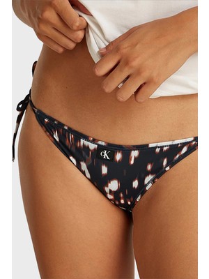 Calvin Klein Logolu Bağlamalı Bikini Altı KW0KW023490GQ Bayan Bikini Altı KW0KW02349 0gq