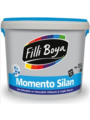 Momento Silan Tam Silinebilir ve Yıkanabilir Silikonlu Ipek Mat Iç Cephe Boyası (15LT)
