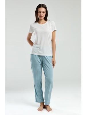 Pierre Cardin 8997 Kadın Kısa Kol Pijama Takım