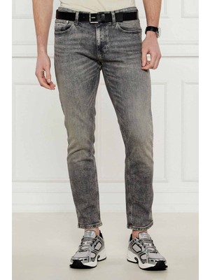 Erkek Th Austin Slim Jeans Pantolon - Gri
