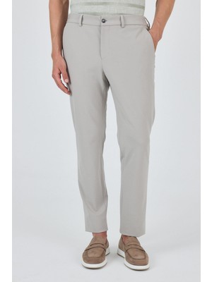 Taş Rengi Esnek Yandan Cepli Casual Slim Fit Jogger Pantolon 1003250162