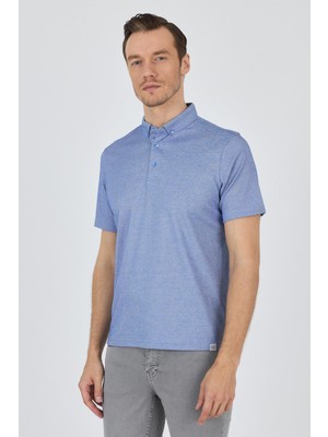 Saks Kısa Kol Düz Suprem Polo Yaka Cepsiz Pamuklu Casual Slim Fit Tişört 1011250160_602