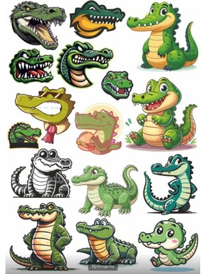 Timsah Sticker Set 5