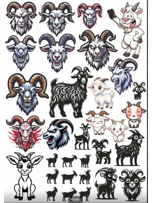 Goat Keçi Sticker Set 1
