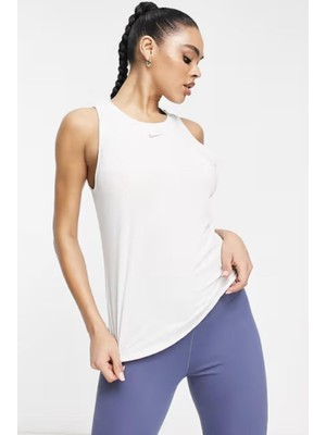 Nike One Classic Dri-Fıt Kadın Beyaz Atlet