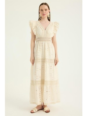 Uzun Volanlı Elbise