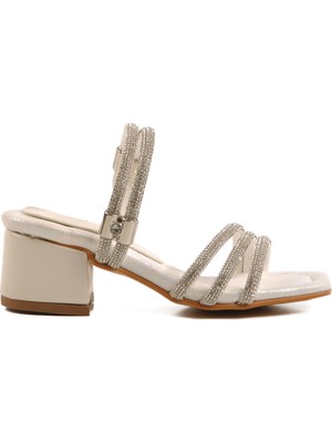 Aspor Sedef Taşlı Kız Çocuk Sandalet