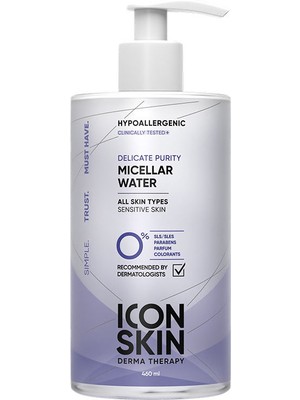 Delicate Purity Yüz ve Göz Için Arındırıcı Makyaj Temizleyici Misel Su 450 ml