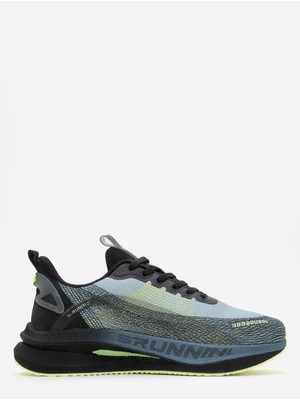 Marcomen Erkek Kalın Taban Bağcıklı Comfort Sneaker Mc 21043 Siyah