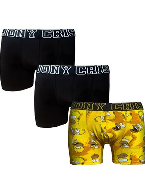 Jony Cris Erkek Boxer 3’lü Set