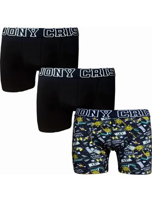 Jony Cris Erkek Boxer 3’lü Set