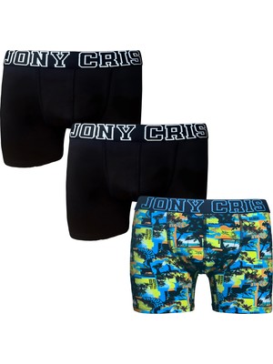 Jony Cris Erkek Boxer 3’lü Set