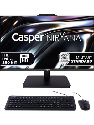 Casper Nirvana A80.1362-EX05R-V-S Intel Core I7-13620H 64GB Ram 2tb Nvme SSD Windows 11 Pro Monitör Pc (All-In-One)
