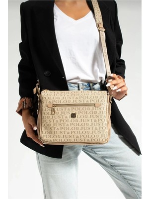 Just Polo Kadın 3 Bölmeli Omuz Çantası